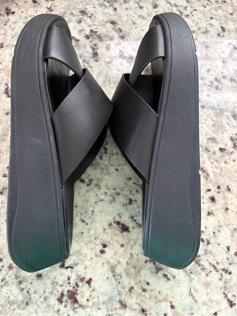 Fitflop Black Crisscross Slide Sandals - Picture 4 of 8